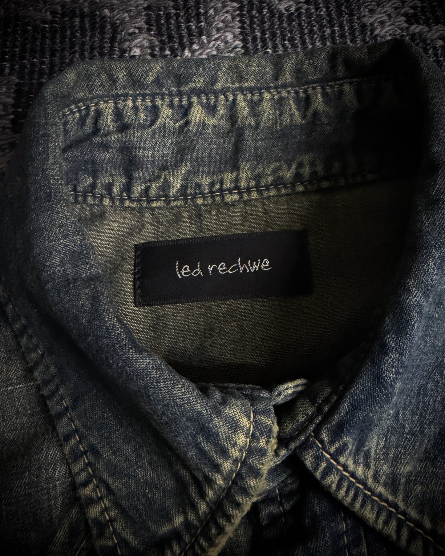 LED RECHWE Vintage Washed Western Shirt