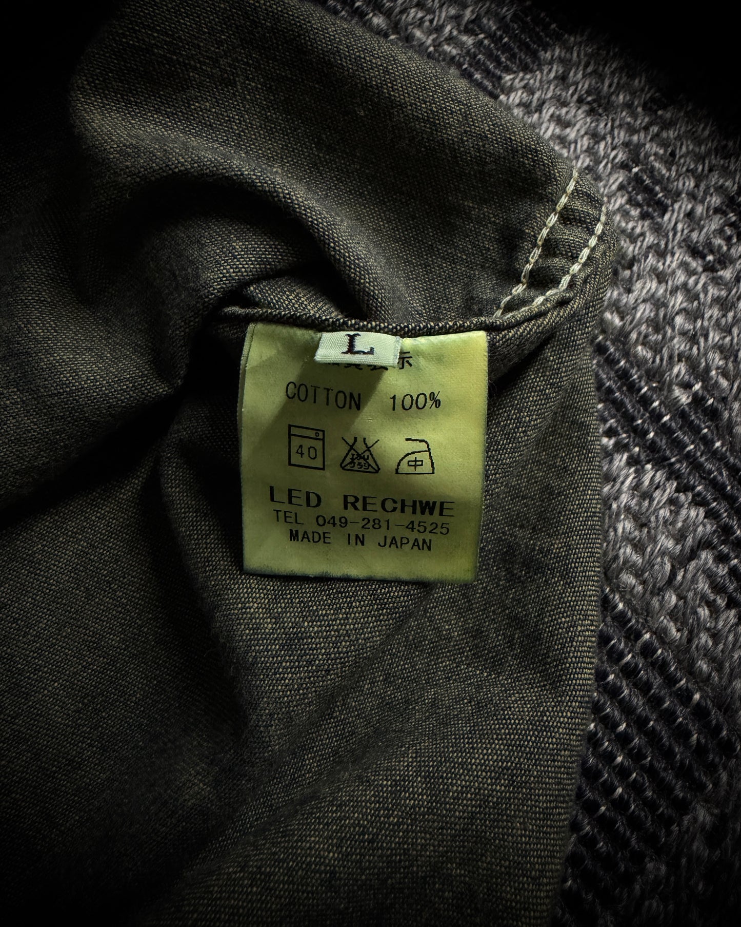 LED RECHWE Vintage Washed Western Shirt
