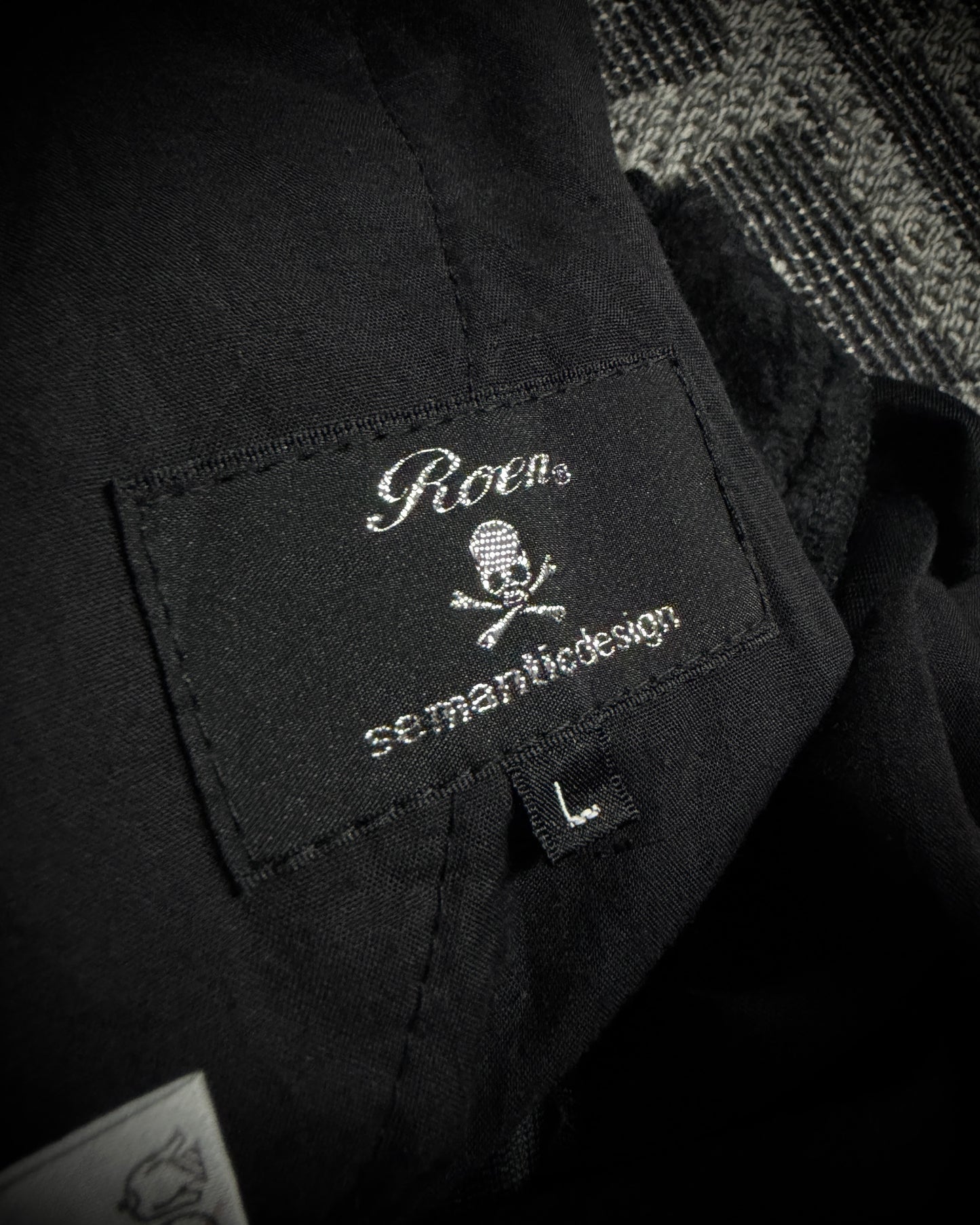 Roen × Semantic Design Skull Faux Fur Cargo Jogger Pants