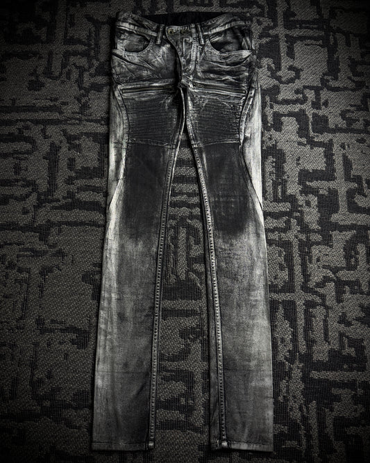 LGB Silver Metallic Skinny Denim