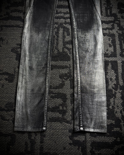 LGB Silver Metallic Skinny Denim