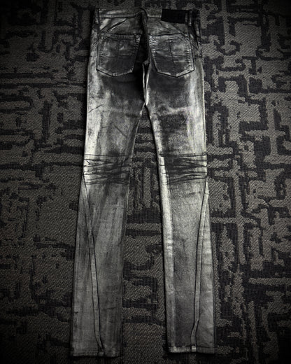 LGB Silver Metallic Skinny Denim