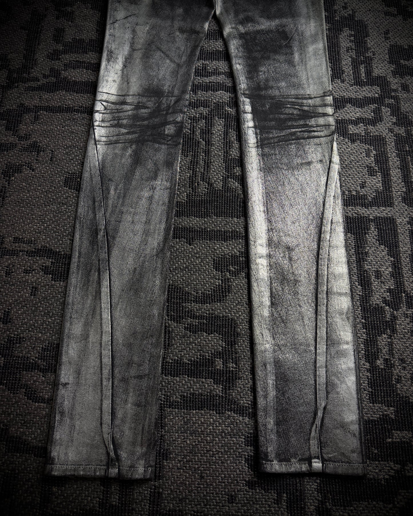 LGB Silver Metallic Skinny Denim