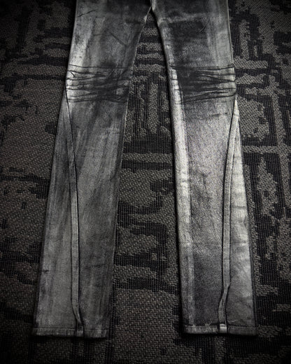 LGB Silver Metallic Skinny Denim
