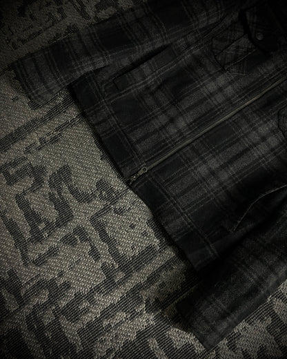 in the attic Plaid Wool-Blend Jacket