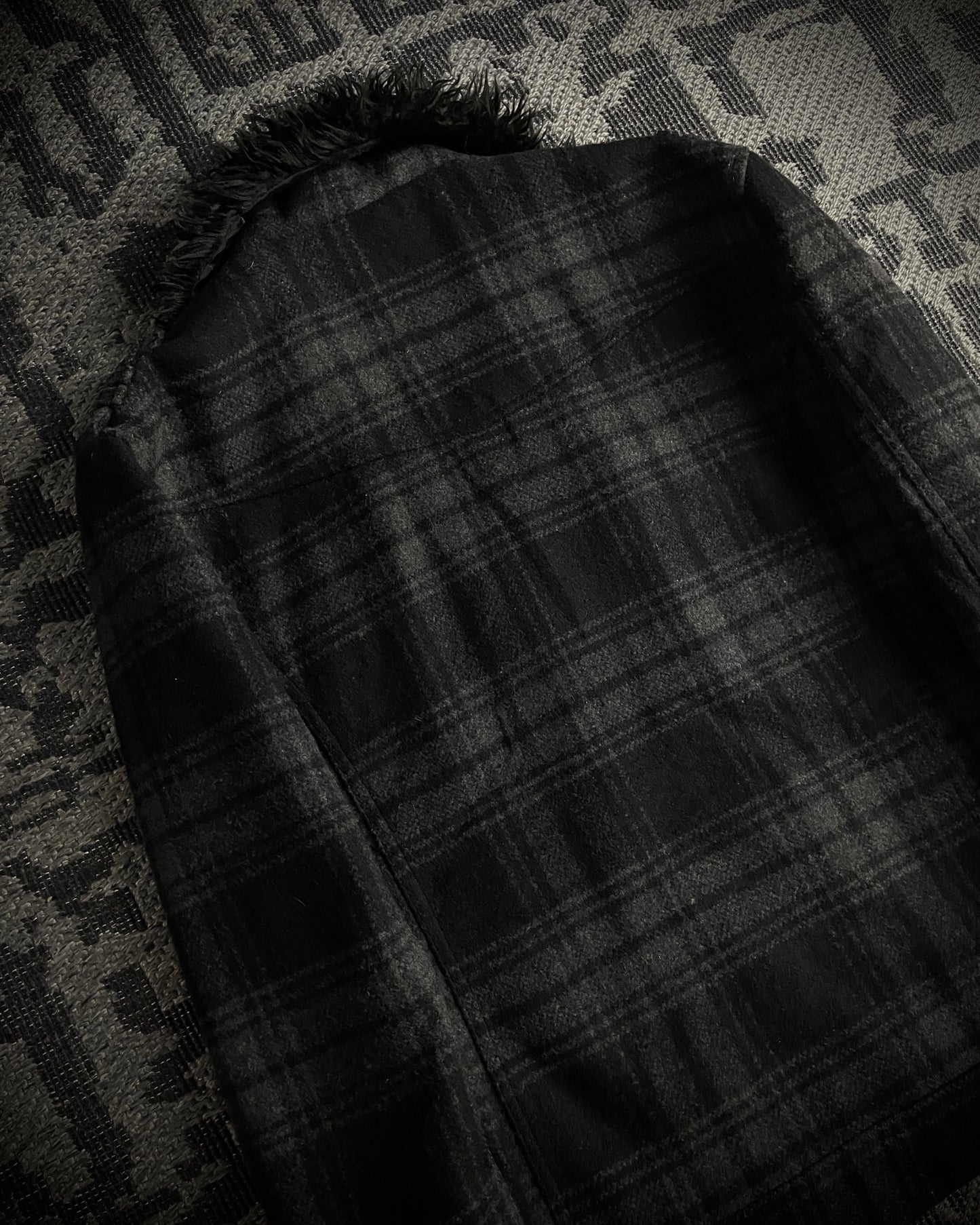 in the attic Plaid Wool-Blend Jacket