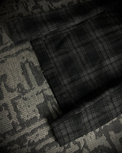 in the attic Plaid Wool-Blend Jacket