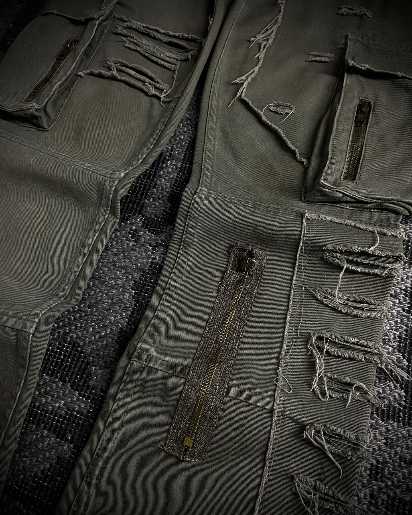 Philodox Tactical Distressed Boot Cut Pants