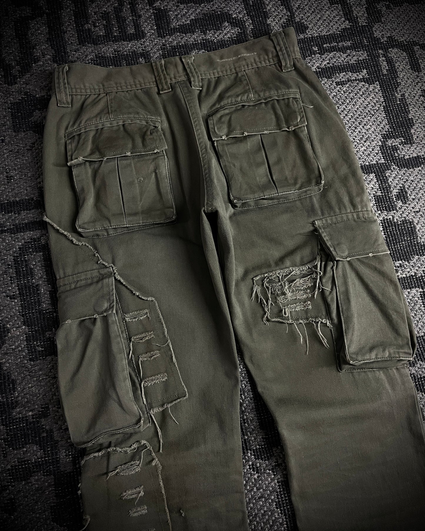 Philodox Tactical Distressed Boot Cut Pants
