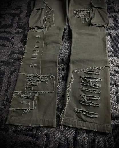 Philodox Tactical Distressed Boot Cut Pants