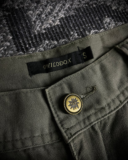 Philodox Tactical Distressed Boot Cut Pants