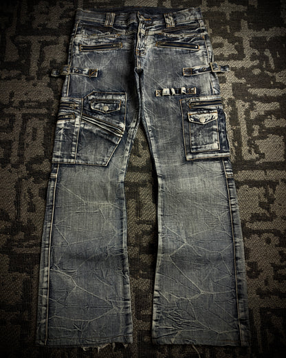 Semantic Design Gimmick Cargo Bootcut Denim