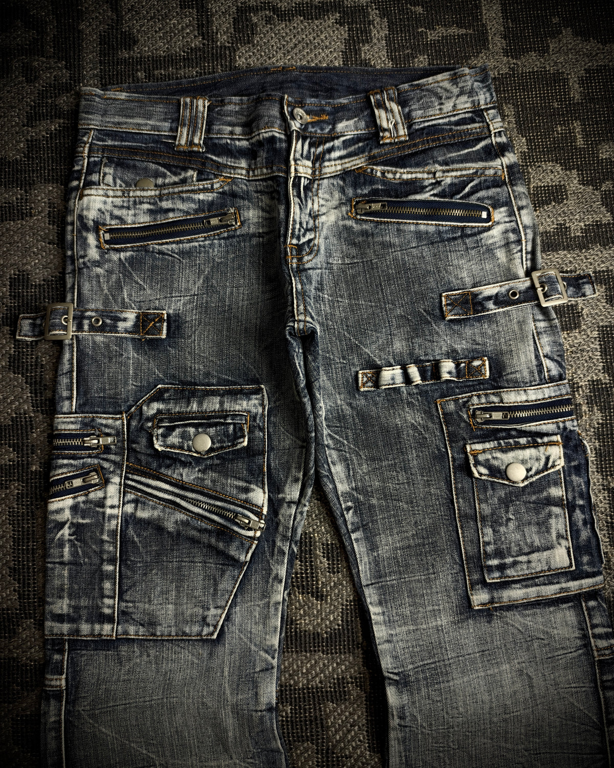 Semantic Design Gimmick Cargo Bootcut Denim