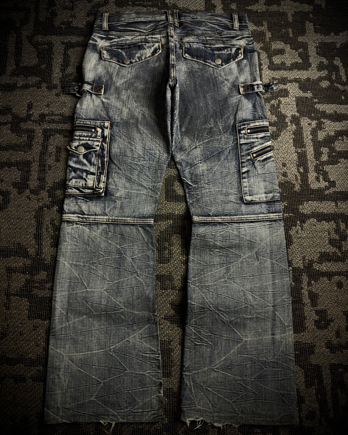 Semantic Design Gimmick Cargo Bootcut Denim
