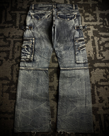 Semantic Design Gimmick Cargo Bootcut Denim
