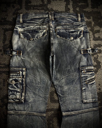 Semantic Design Gimmick Cargo Bootcut Denim