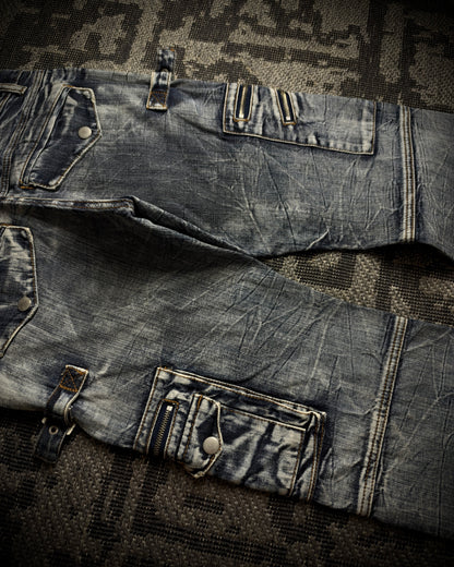 Semantic Design Gimmick Cargo Bootcut Denim