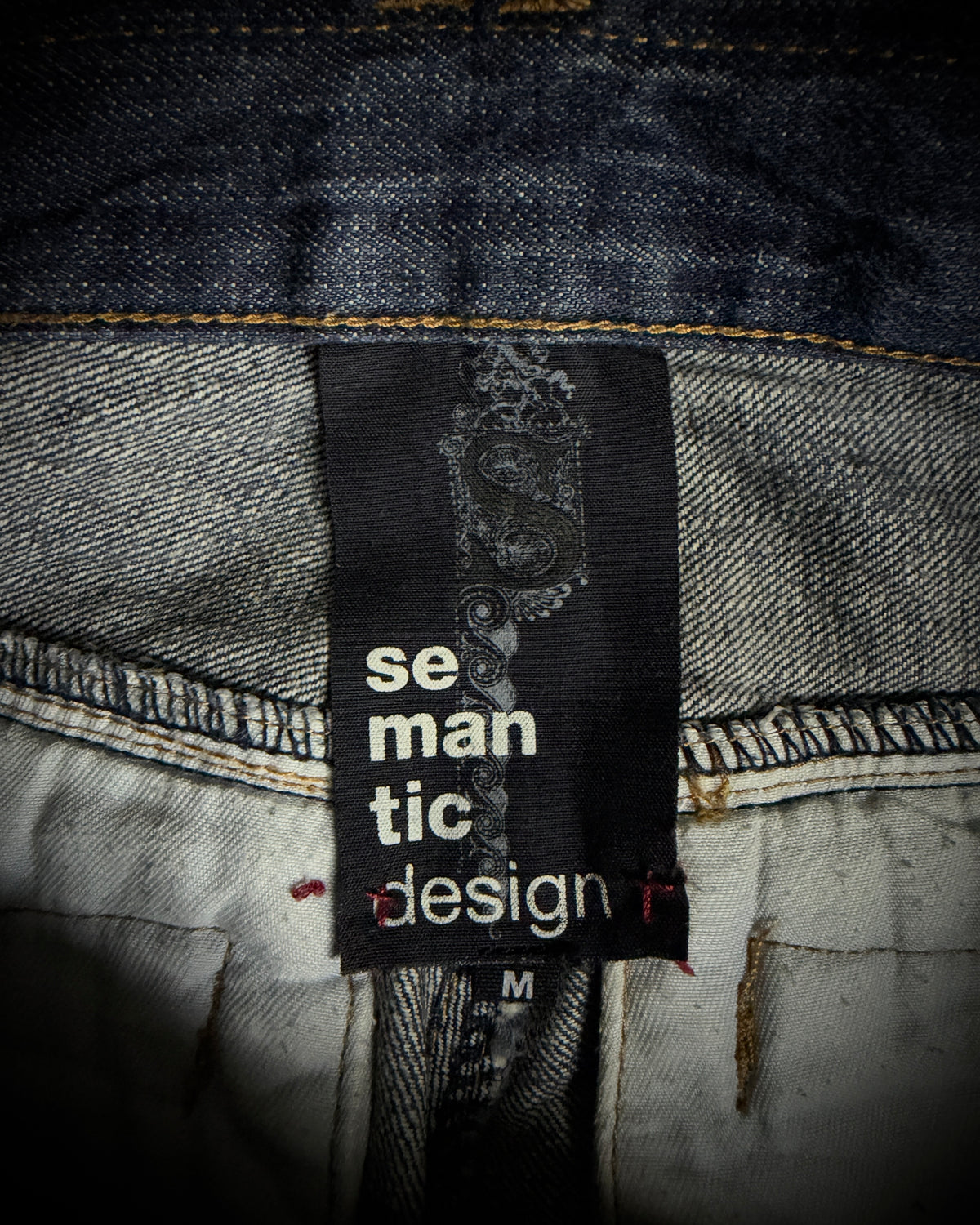 Semantic Design Gimmick Cargo Bootcut Denim