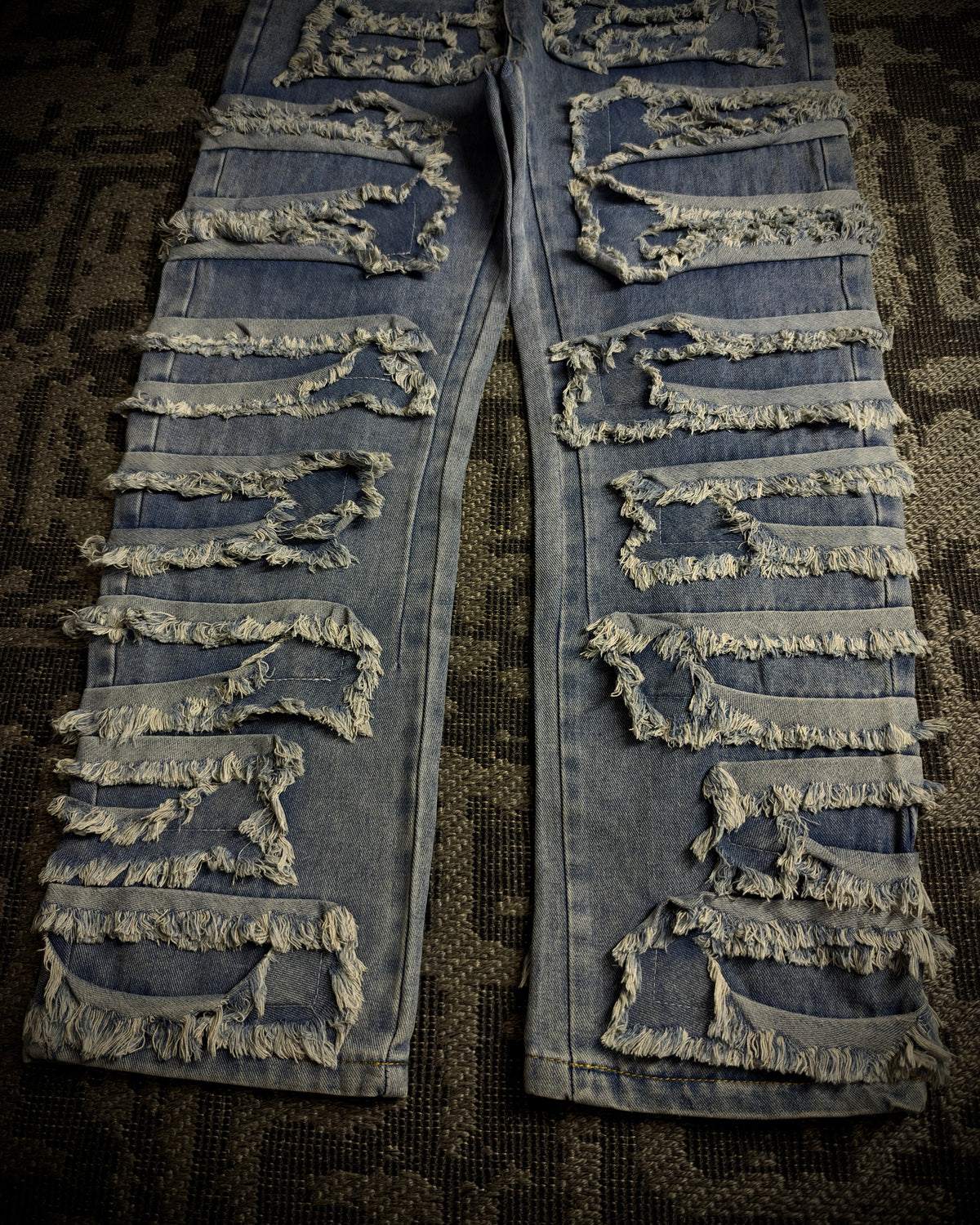 In the Attic Frayed Layer Denim