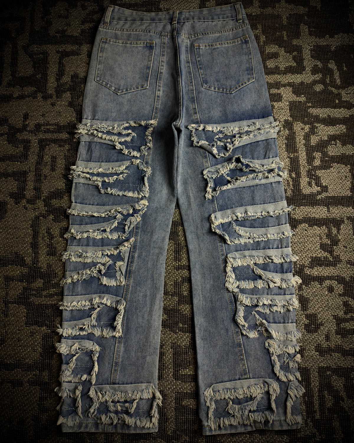 In the Attic Frayed Layer Denim