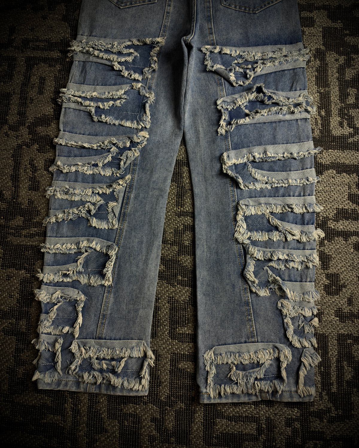 In the Attic Frayed Layer Denim
