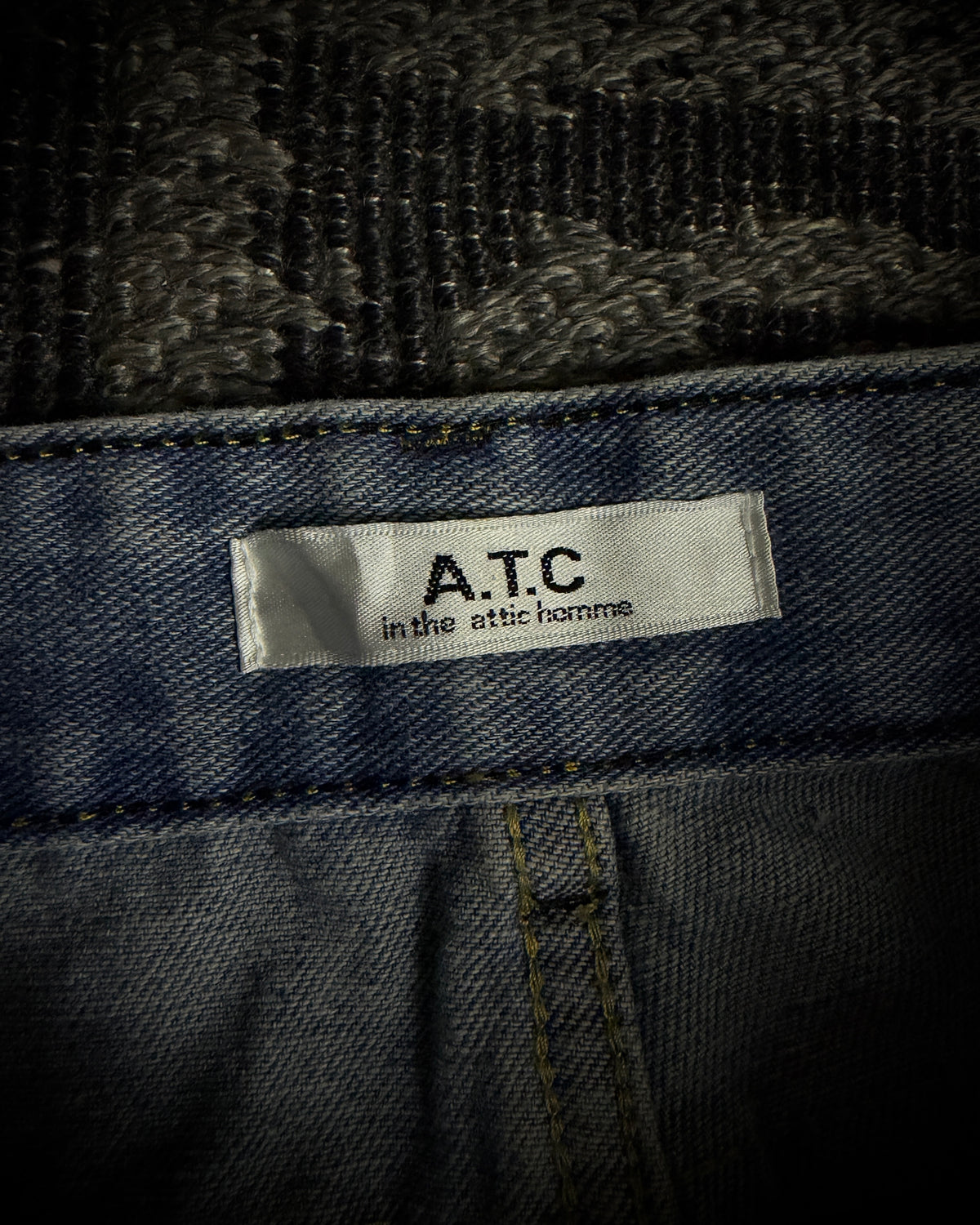In the Attic Frayed Layer Denim