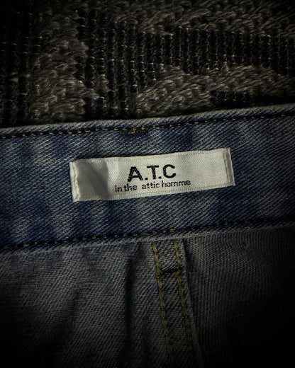 In the Attic Frayed Layer Denim
