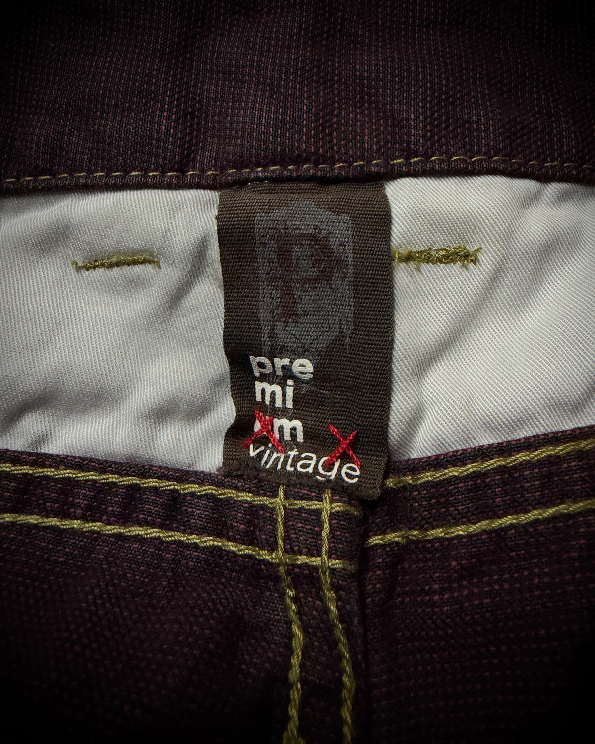 Premium Vintage Whiskered Multi Zip Bootcut Denim