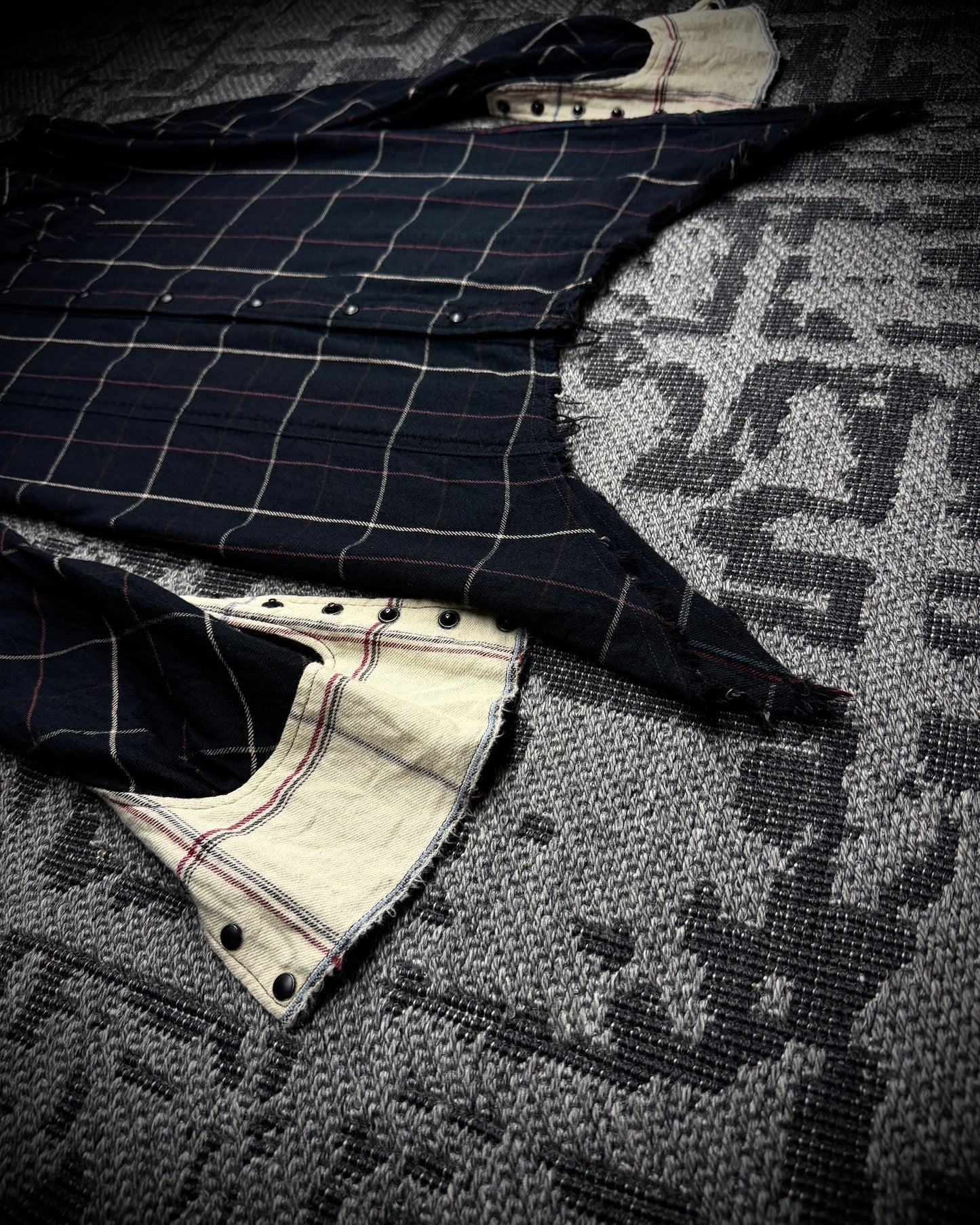 LGB Patchwork Asymmetric Flare Shirt