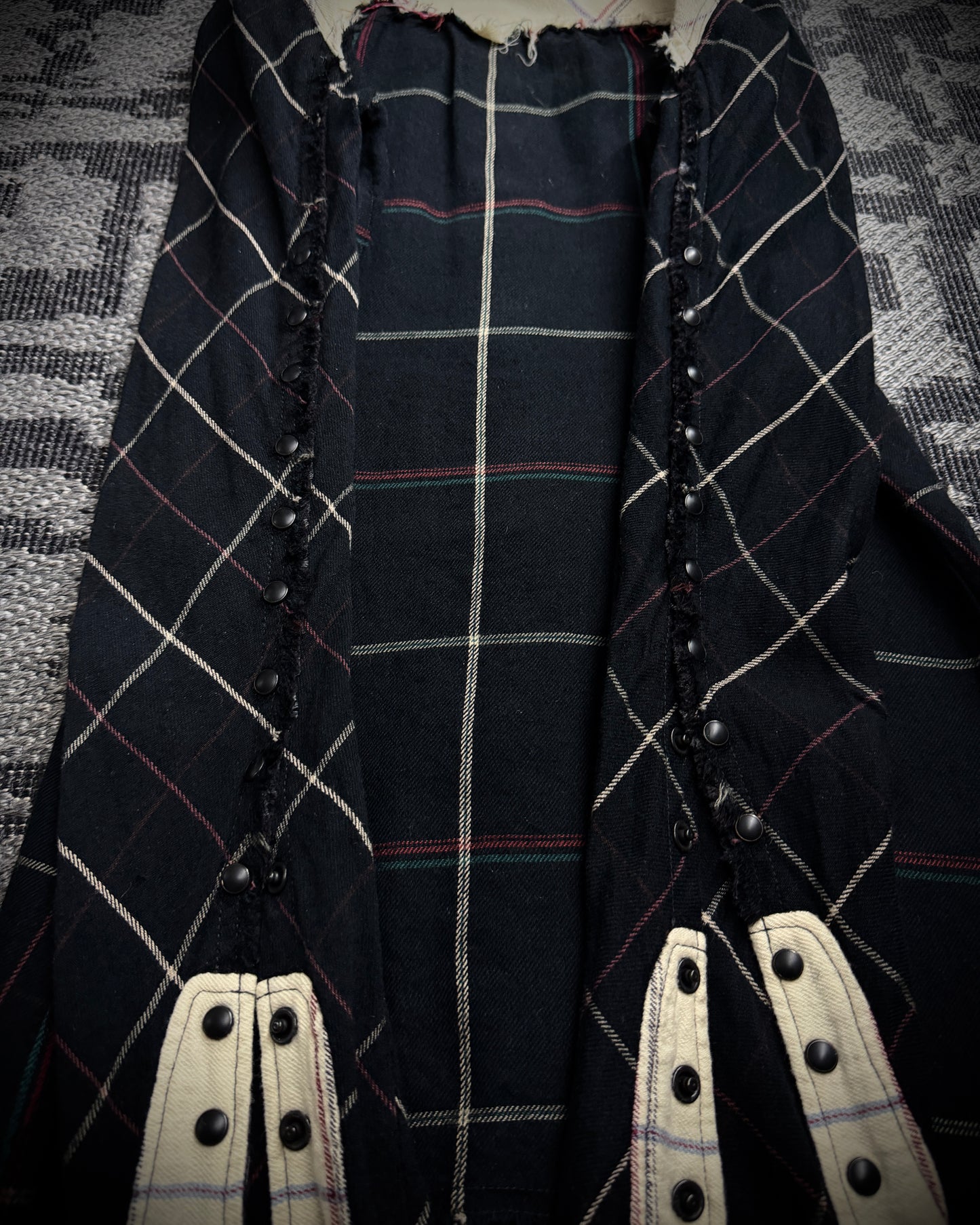 LGB Patchwork Asymmetric Flare Shirt