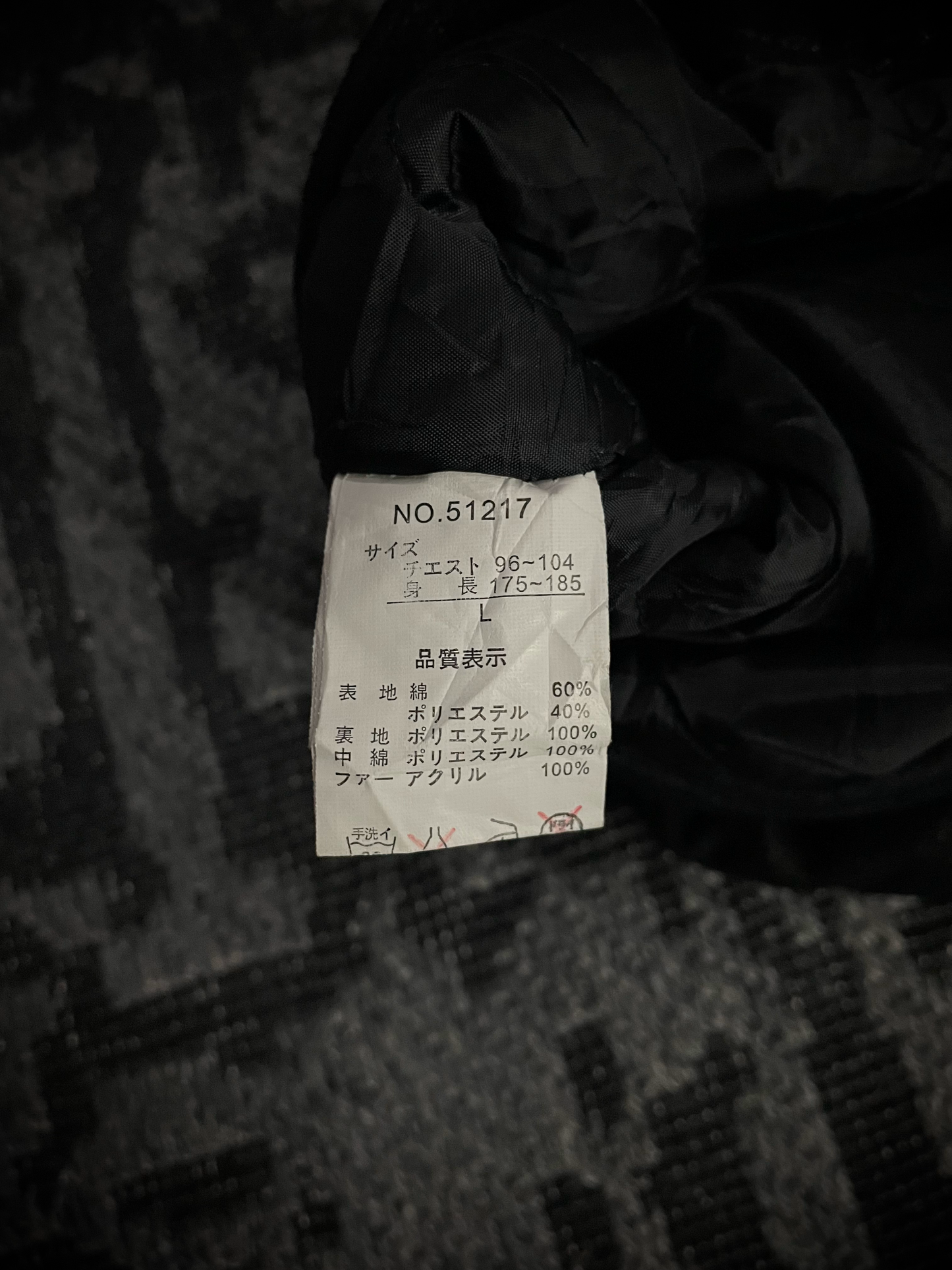 In the attic Black Gold Fur Jacket