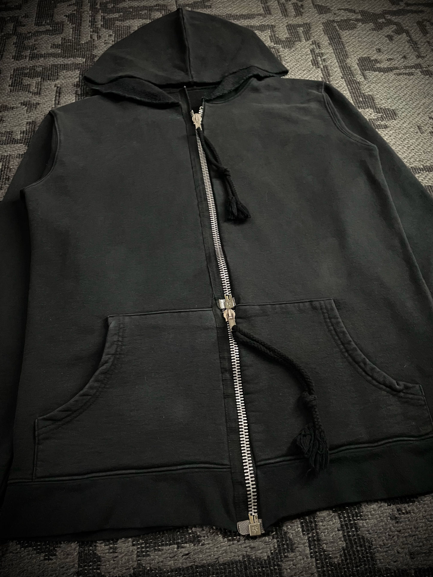 SLAB By Rick Owens Double Zipper Hoodie