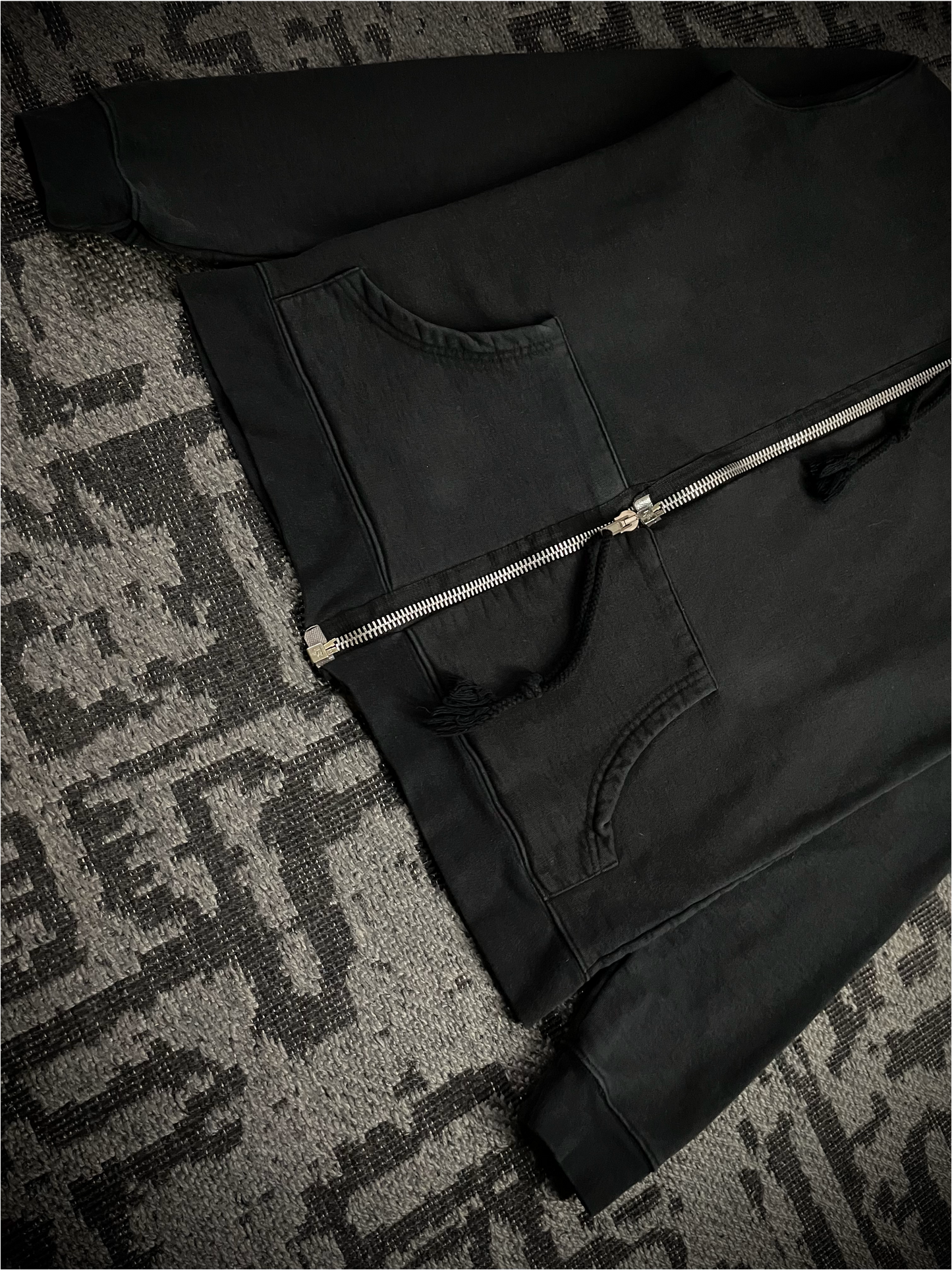 SLAB By Rick Owens Double Zipper Hoodie