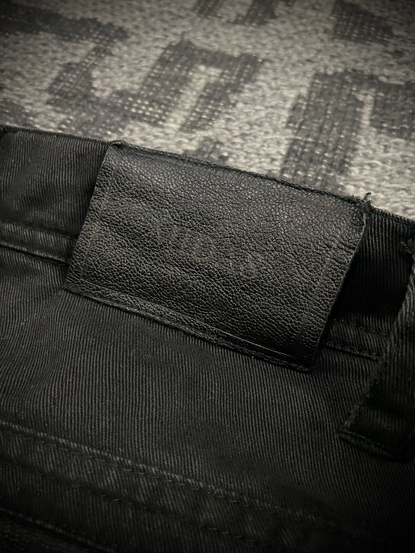 Midas Cargo Black Multi Zip Destroy Pants
