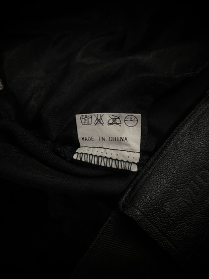 Midas Cargo Black Multi Zip Destroy Pants