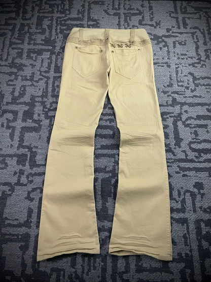 Cook Jeans Studded Lace Up Back Jeans