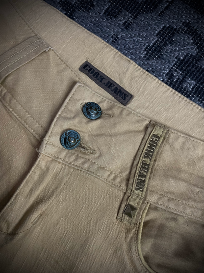 Cook Jeans Studded Lace Up Back Jeans