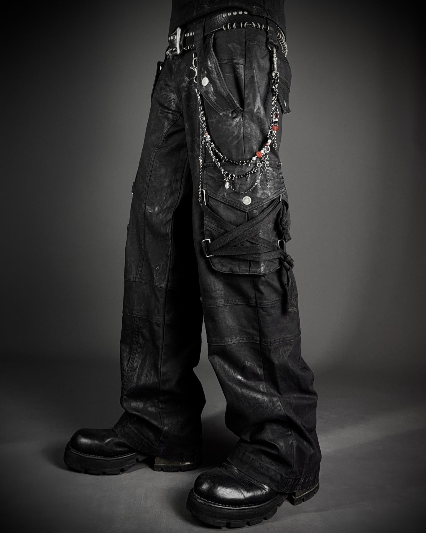 MIDAS Coated Multi Pocket Cargo Pants