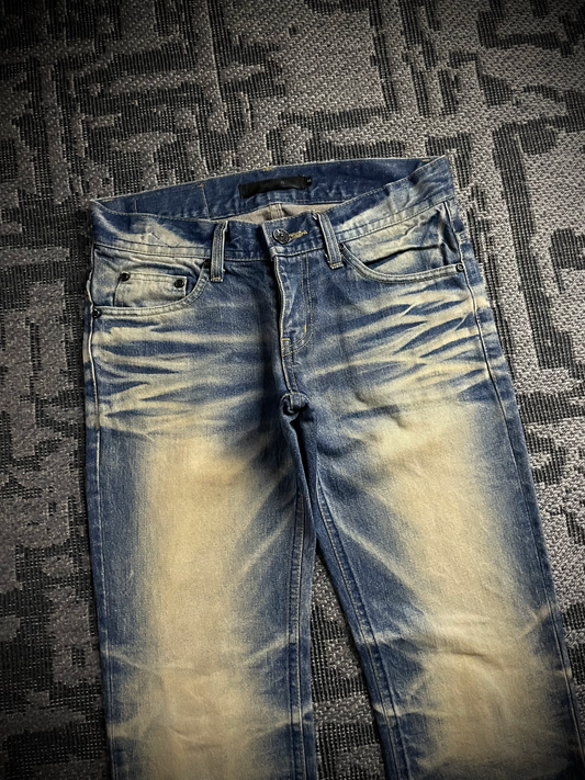 Midas 9 Whiskered Flared Jeans