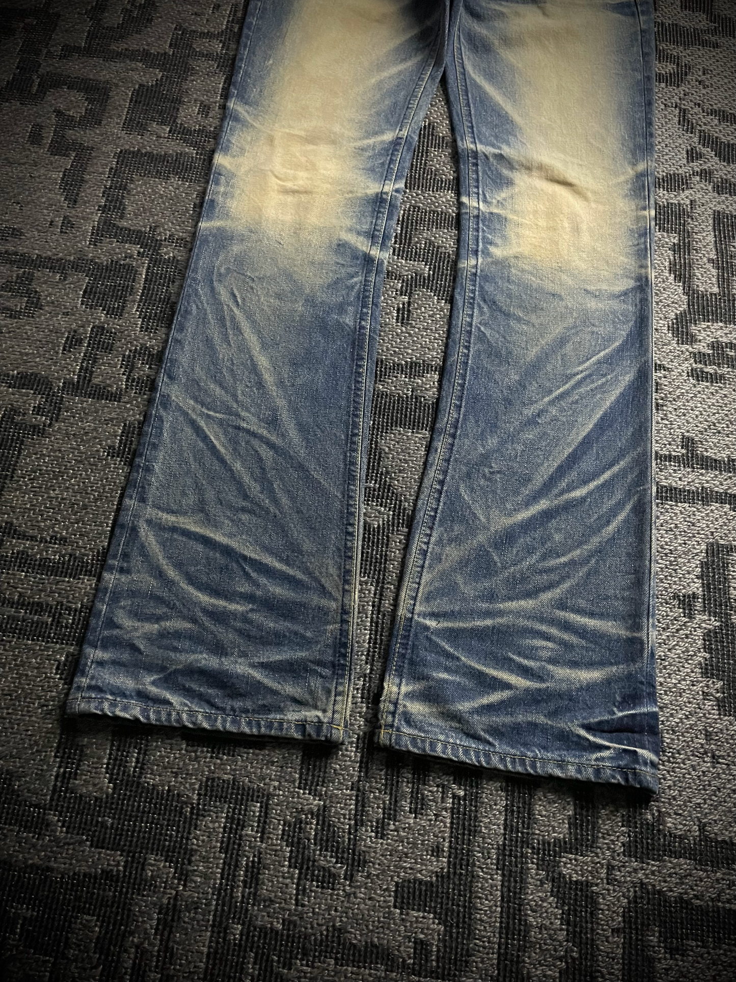 Midas 9 Whiskered Flared Jeans