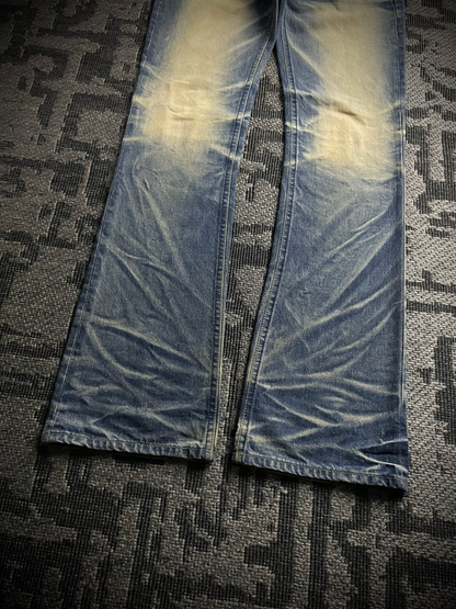 Midas 9 Whiskered Flared Jeans