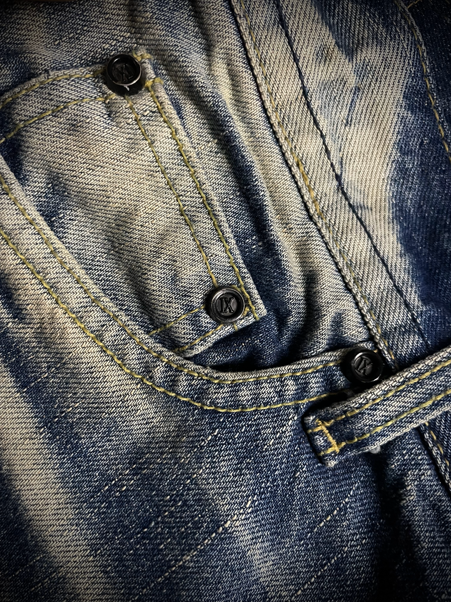 Midas 9 Whiskered Flared Jeans