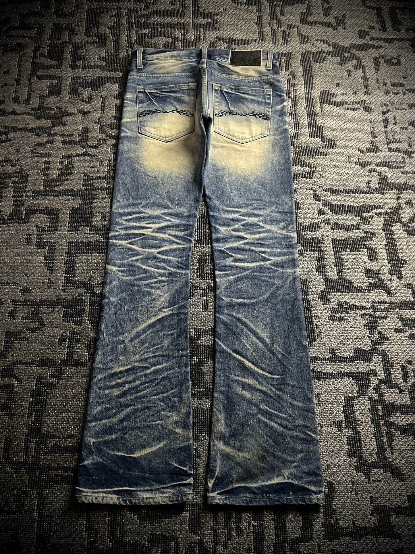 Midas 9 Whiskered Flared Jeans