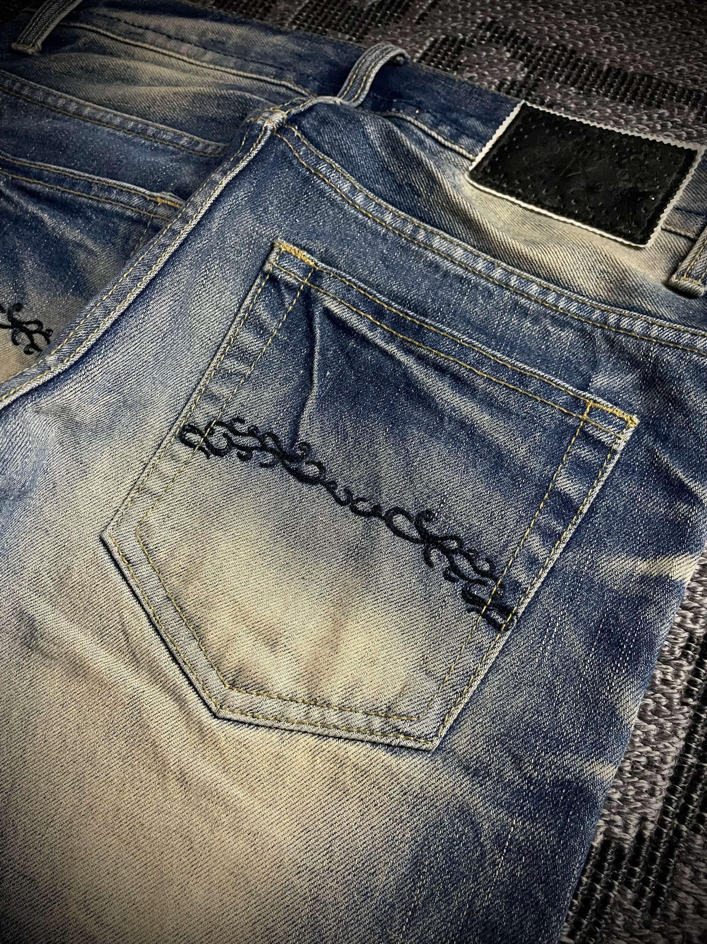 Midas 9 Whiskered Flared Jeans