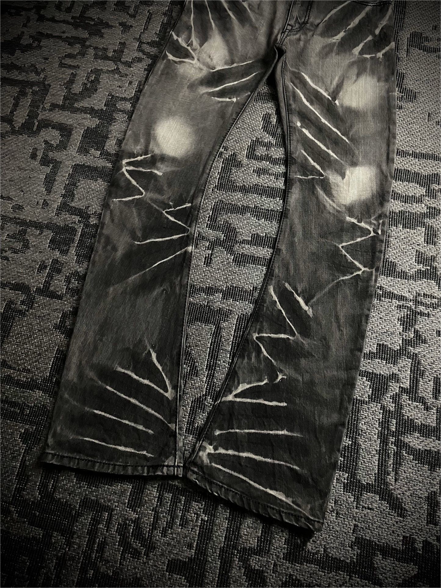 Johnny Wolf x Buffalo Bobs J-cut Claw Mark Flared Jeans