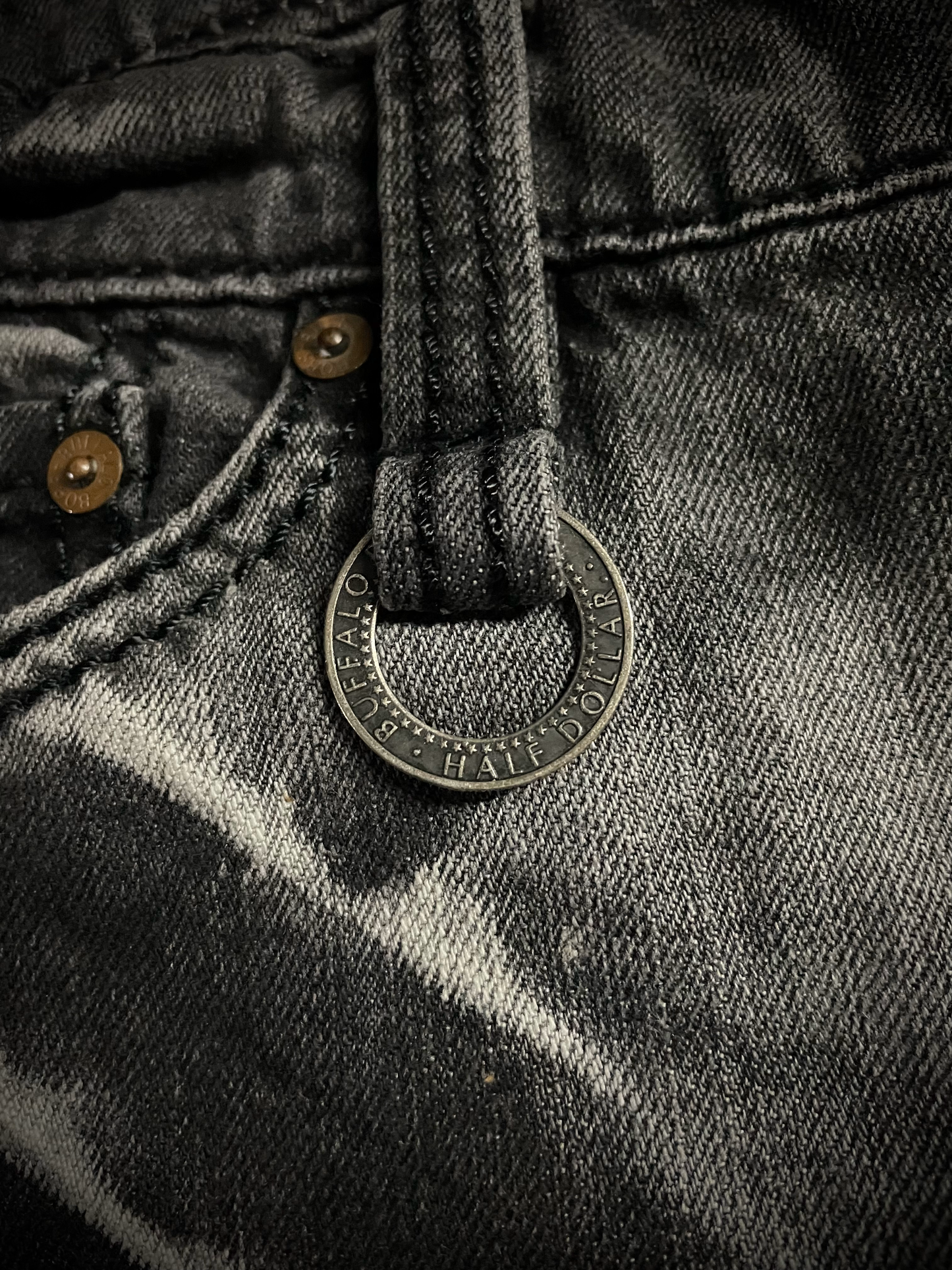 Johnny Wolf x Buffalo Bobs J-cut Claw Mark Flared Jeans