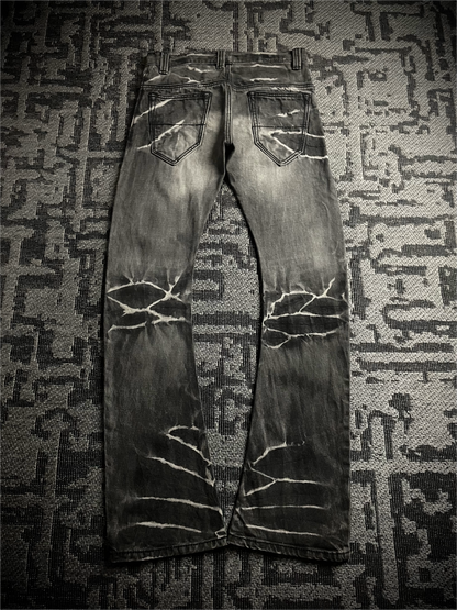 Johnny Wolf x Buffalo Bobs J-cut Claw Mark Flared Jeans