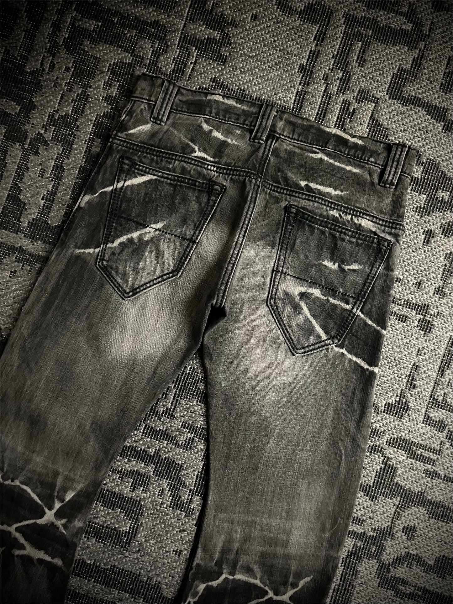 Johnny Wolf x Buffalo Bobs J-cut Claw Mark Flared Jeans