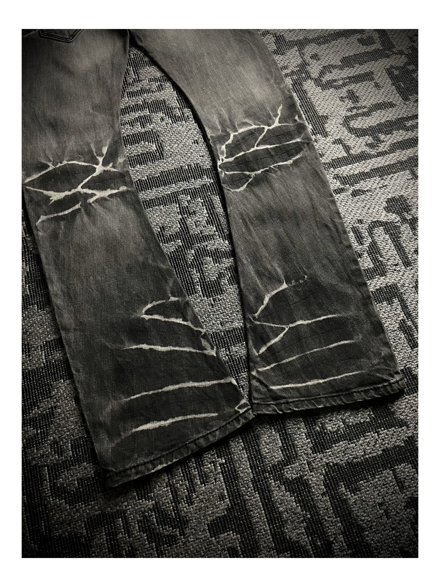 Johnny Wolf x Buffalo Bobs J-cut Claw Mark Flared Jeans