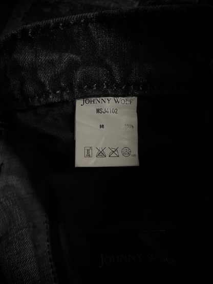 Johnny Wolf x Buffalo Bobs J-cut Claw Mark Flared Jeans